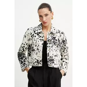 Marella jacheta de bumbac AFFIX culoarea bej, de tranzitie, 2513041134200 imagine