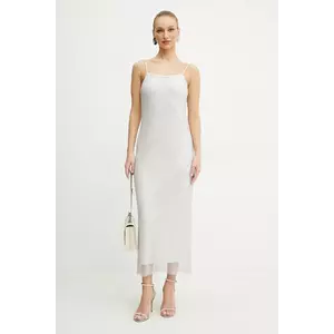 Marella rochie PECE culoarea gri, maxi, dreaptă, 2513621162200 imagine