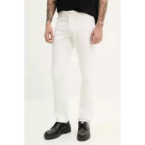 Tommy Jeans jeans bărbați, culoarea alb, DM0DM20980 imagine