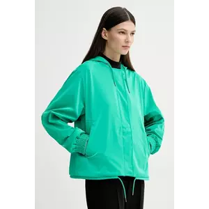 Rains geacă String W Jacket W3 culoarea verde, de tranzitie, 18040 imagine