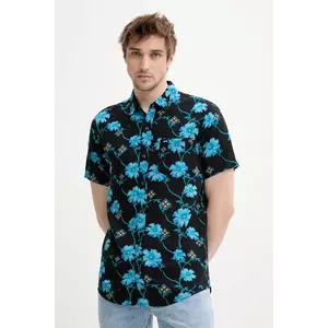 Rip Curl cămașă bărbați, culoarea negru, cu guler clasic, regular, 04NMSH imagine