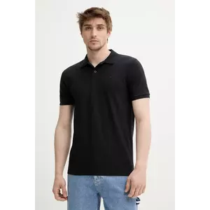 Hollister Co. tricou polo bărbați, culoarea negru, uni, KI324-5172 imagine