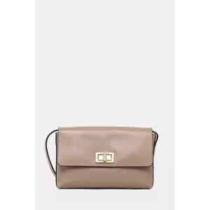 Geox geantă de piele LILIANE culoarea maro, D25JXA 00043 imagine