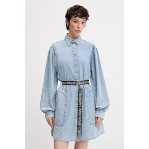 Karl Lagerfeld Jeans rochie din bumbac mini, dreaptă, A2W13022 imagine