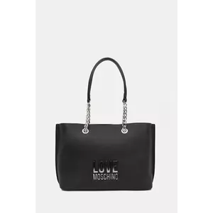 Love Moschino geantă culoarea negru, JC4257PP0MKD000B imagine