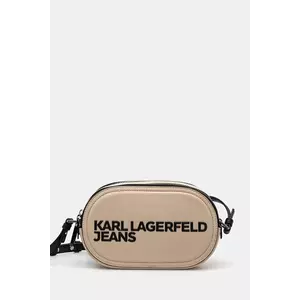 Karl Lagerfeld Jeans geantă culoarea bej, A2W30249 imagine