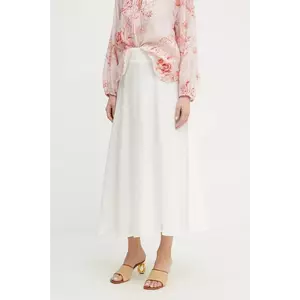 Marella fustă NIPPON culoarea alb, maxi, evazati, 2513101082200 imagine