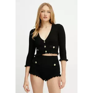 Elisabetta Franchi cardigan femei, culoarea negru, light, MK79Q52E2 imagine