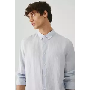 Medicine camasa de in barbati, cu guler button-down, regular imagine