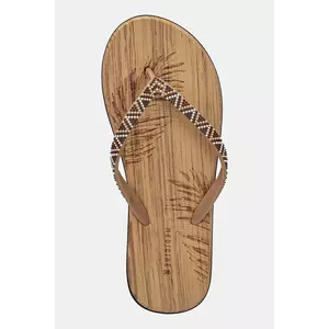 Medicine slapi femei, culoarea bej, cu toc plat imagine