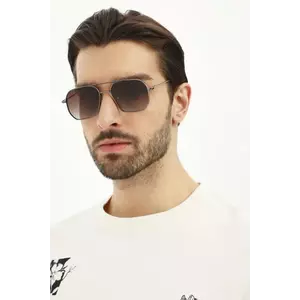 Medicine ochelari de soare barbati, culoarea maro imagine