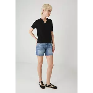 Medicine pantaloni scurti jeans neted, medium waist imagine