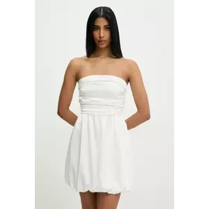 Answear Lab rochie culoarea alb, mini, evazată imagine