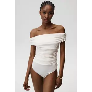 Undress Code body Buttercup Bodysuit femei, culoarea bej, uni, 848 imagine