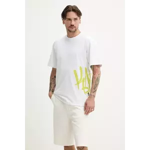 Karl Kani tricou din bumbac bărbați, culoarea alb, cu imprimeu, 60300330 imagine