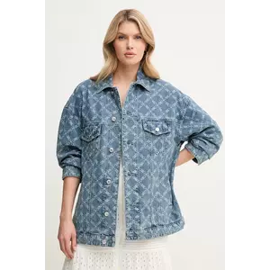MICHAEL Michael Kors geacă din denim femei, de tranzitie, oversize, MS51020H2P imagine