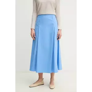 MAX&Co. fustă din bumbac midi, evazati, 2516101114200 imagine