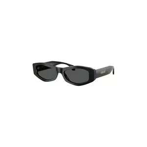 Versace ochelari de soare femei, culoarea negru, 0VE4487 imagine