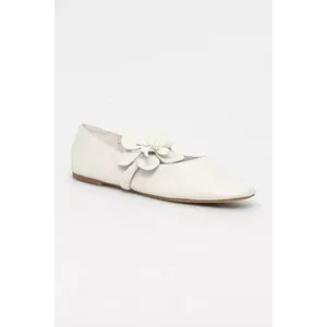 Aldo balerini de piele FLORALINA culoarea bej, 13966794 imagine