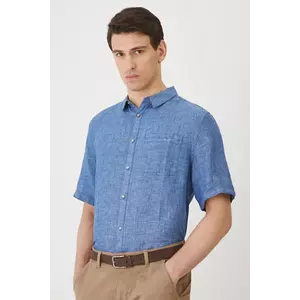 Medicine camasa de in cu guler clasic, regular imagine