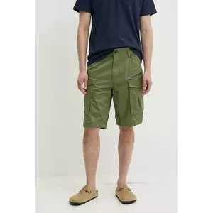 G-Star pantaloni scurți Rovic bărbați, culoarea verde imagine