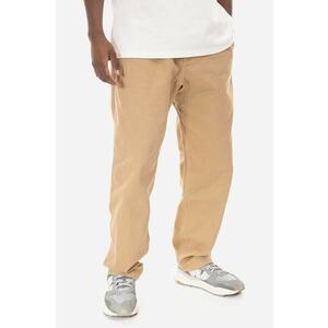 Gramicci pantaloni de bumbac Gramicci Pant culoarea bej, G102.OGT imagine