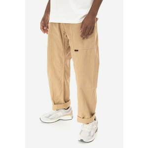 Gramicci pantaloni de bumbac Gadget Pant culoarea maro, drept, G105.OGT imagine