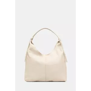 Answear Lab poseta de piele culoarea bej imagine