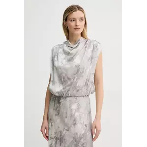 Gestuz bluza femei, culoarea gri, cu imprimeu, 10909872 imagine