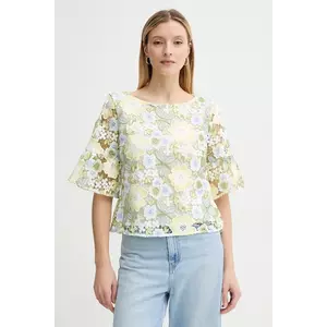 Bruuns Bazaar bluza femei, culoarea alb, cu imprimeu, BBW4369 imagine