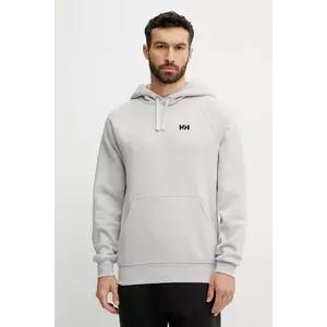 Helly Hansen bluza ELEVATE barbati, culoarea gri, cu glugă, uni, 54282 imagine
