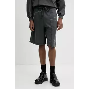 A-COLD-WALL* pantaloni scurti din bumbac barbati, culoarea gri, ACWMB327 imagine