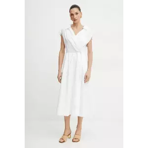 Marella rochie RIVERA culoarea alb, midi, evazată, 2513221052200 imagine