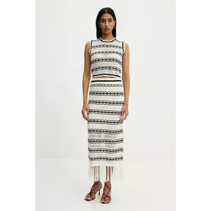 Answear Lab top și fustă femei, culoarea alb imagine