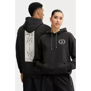 Puma hanorac de bumbac PUMA x HARRY POTTER culoarea negru, cu glugă, cu imprimeu, 630093 imagine