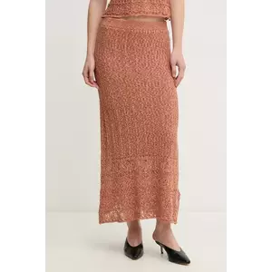 Hoss Intropia fustă culoarea portocaliu, maxi, creion, 8429013 imagine