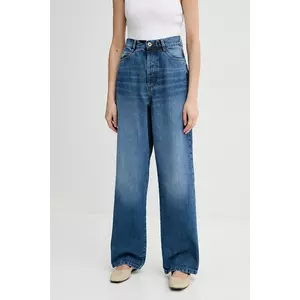 Sessun blugi din bumbac high waist, 24121005 imagine