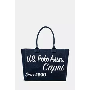 U.S. Polo Assn. geantă de bumbac Pool culoarea bleumarin, BEU2P8697WCO imagine