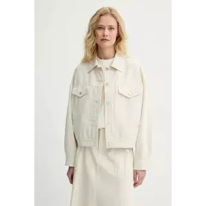 A.P.C. jachetă de bumbac blouson cally de tranzitie, oversize, COGBJ.F02905 imagine