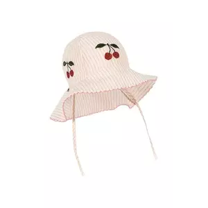 Konges Sløjd pălărie copii ELLIE SUN HAT GOTS culoarea roz, bumbac, KS103384 imagine