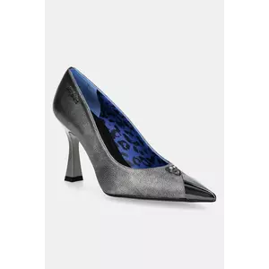 New Rock stilettos de piele HYBRID culoarea gri, M-PUMP001-S3 imagine