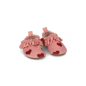 Konges Sløjd pantofi de apă pentru copii MERLE FRILL SWIM SHOES culoarea roz, KS103347 imagine