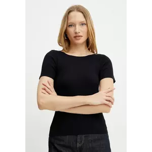 Morgan pulover MPIO femei, culoarea bleumarin, light, MPIO imagine