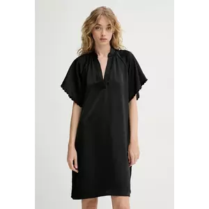 Bruuns Bazaar rochie culoarea negru, mini, oversize, BBW4490 imagine