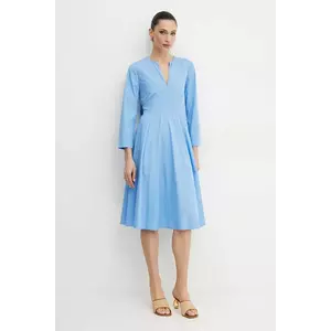 MAX&Co. rochie din bumbac mini, evazată, 2516221164200 imagine