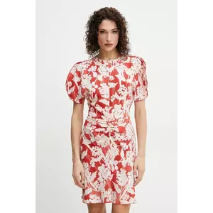 Victoria Beckham rochie culoarea roz, mini, mulată, 1225WDR006087G imagine