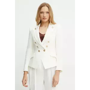 Elisabetta Franchi sacou de in culoarea bej, cu doua randuri de nasturi, uni, GI16252E2 imagine