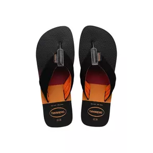 Havaianas slapi URBAN PRINT barbati, culoarea negru, 4148359.0090 imagine