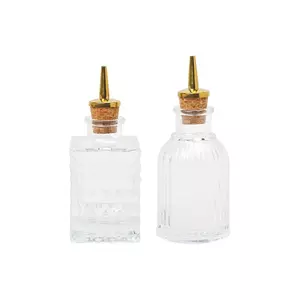 Here's How set de sticle de barman pentru bitter The Gio Bitters Bottles 90 ml 2-pack culoarea galben imagine