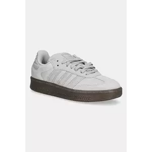adidas Originals sneakers din piele intoarsă Samba XLG culoarea gri, JI3188 imagine
